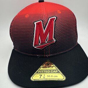 Venados de Mazatlán Fitted Cap Men 7 1/8 Red/Black El Siglo LMP Mexico Baseball